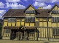 William ShakespeareÃ¢â¬â¢s Birthplace - 16th-century half-timbered house - Henley Street, Stratford-upon-Avon, Warwickshire, UK